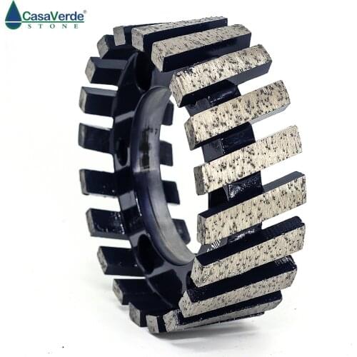 86mm CNC grinding Wheel Segmented Type For Router Machine Calibrating Wheel Stone Granite Marble Diamond Profiling Wheel