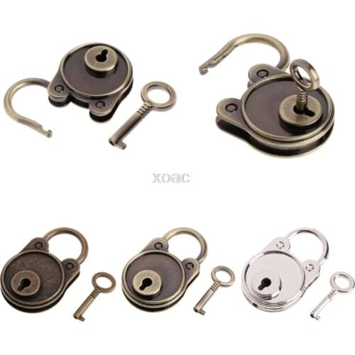 Old Antique Style Cute Bear Vintage Mini Archaize Padlocks Key Lock With key New M13 dropship
