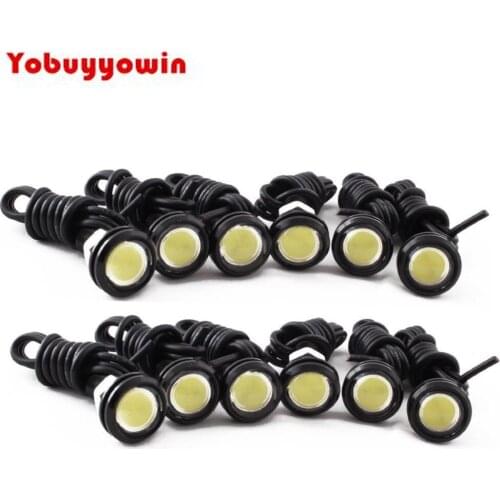 High Power White 9w LED Eagle Eye Bumper DRL Fog Light Motorcycle Light Daytime Running DRL Tail Backup Light Car Motor