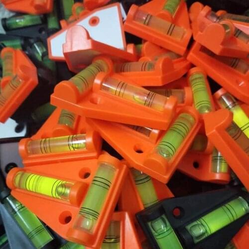 High Quality 50pcs/pack Acrylic T-Level Tool RV Camper Tralier Motorhome Truck Boat Console Table Measurement Mini Level Bubble