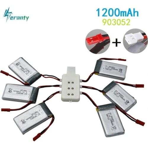 3.7v 1200mAh lipo battery USB charger for Syma X5 X5SW X5SC M18 H5P H11D H11C T64 T04 T05 F28 F29 T56 T57 Helicopter drone part