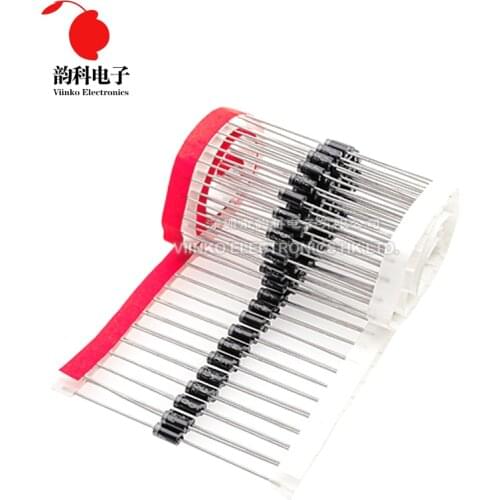 100pcs FR207 2A 1000V DO-15 Fast Recovery Rectifier Diode