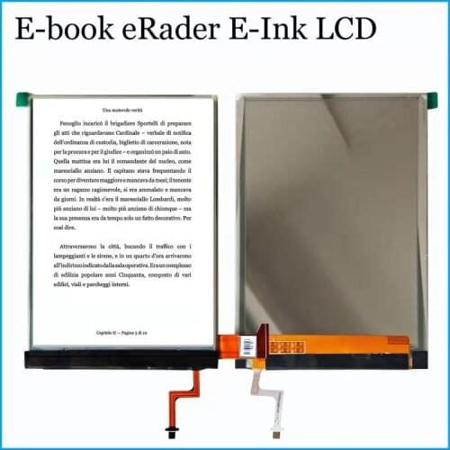 6 inch E-Ink Screen matrix Glass For Ritmix RBK-690FL Reader Ebook eReader LCD Display For AirBook City Light