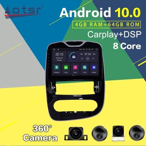 Car Radio GPS Navigation For Renault Clio 4 Android Auto Stereo 2016-2018 PX6 DSP Car Multimedia Auto Stereo Head Unit Carplay