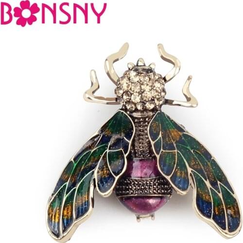 Винтажные броши на одежду Bonsny China At AliExpress