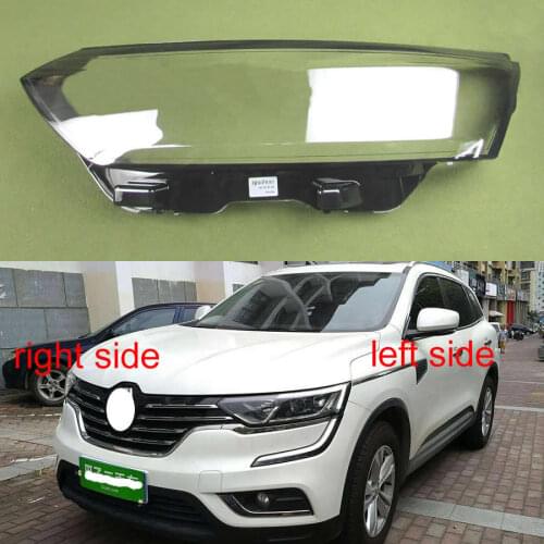 For Renault Koleos 2016 2017 Front Headlight Shell Lamp Shade Transparent Cover Glass Headlamp Cover