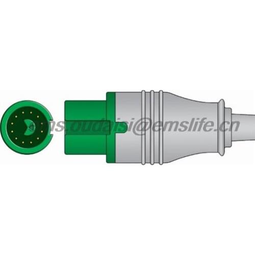 Fukuda 12pin ECG connector for ECG Cable spare parts of patient monitor and cardiography machine