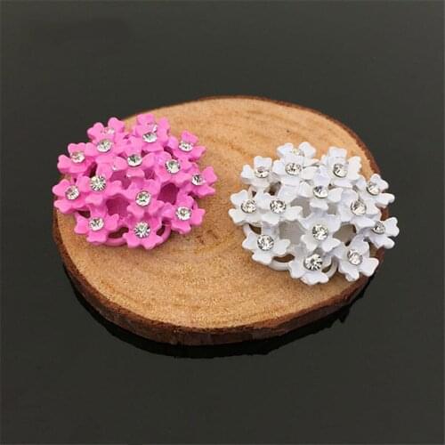 Hot Sale wholesale 20pcs/lot rhinestone Button diamond Wedding Button vintage DIY hair decoration Accessories YC87