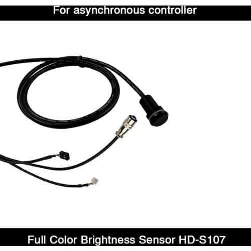 HD HD-S107 Brightness sensor work with D15/D35/C15/C15C/C35/C35C/A30/A30+/A601/A602/A603/A3/A6/A5/A4 control card,3-in-1 interfa