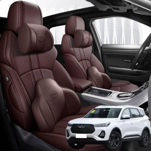 Nappa Leather 5 seats Car seat covers For Chery Tiggo 8 2020 2021 accessories