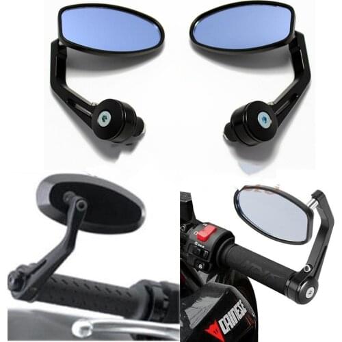 Hot Sale 7/8" Universal Motorcycl Handle Bar End Rearview For Tracer 900 Virago 250 Kawasaki Bmw F650gs Honda Nc750x Crf250l