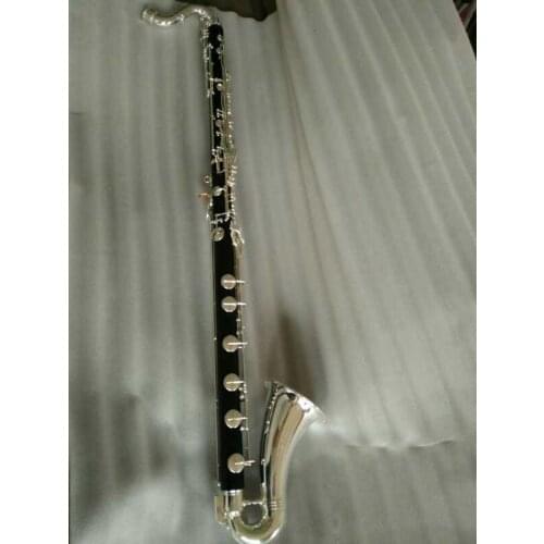 Low C ) bass Clarinet kit ebony wood Body silver Plated new