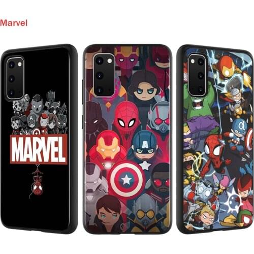 Marvel Cartoon Heros For Samsung Galaxy A01 A11 A12 A22 A21S A31 A41 A42 A51 A71 A32 A52 A72 A02S Soft Phone Case
