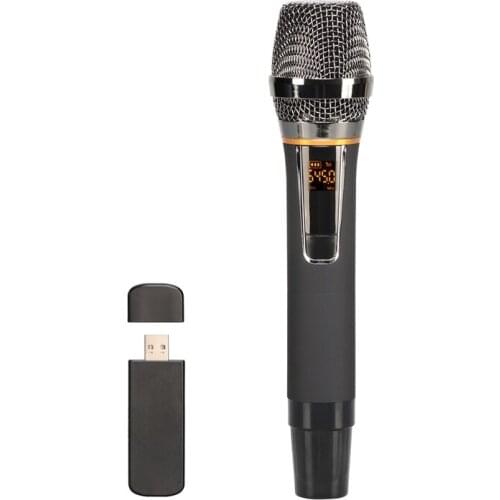 New Wireless USB Microphone Professional Handheld Sing Recording Portable Dynamic Microphone for Meeting Speech