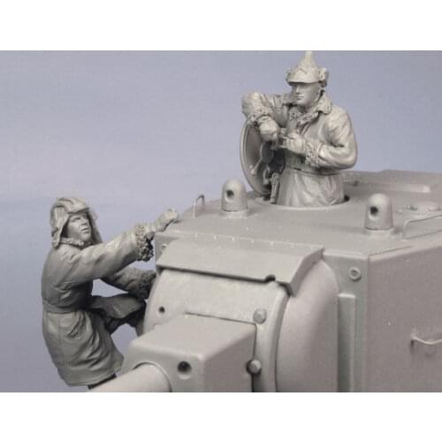New Unassembled 1/35 ancient tank crew include 2 man (NO TANK ) Resin Figure Unpainted Model Kit
