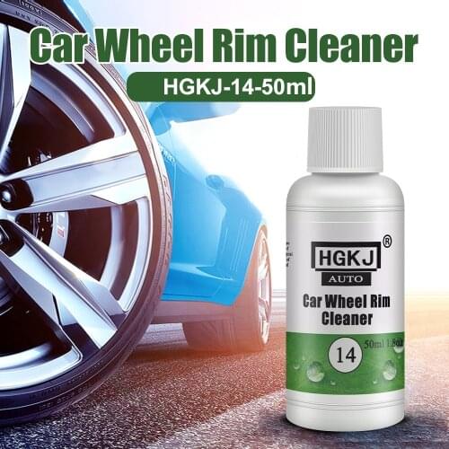 2PCS HGKJ-14-50ML Car Accessories Car Rim Care Wheel Ring Cleaner Remove Rust Tire Agent Car Cleaning Agent