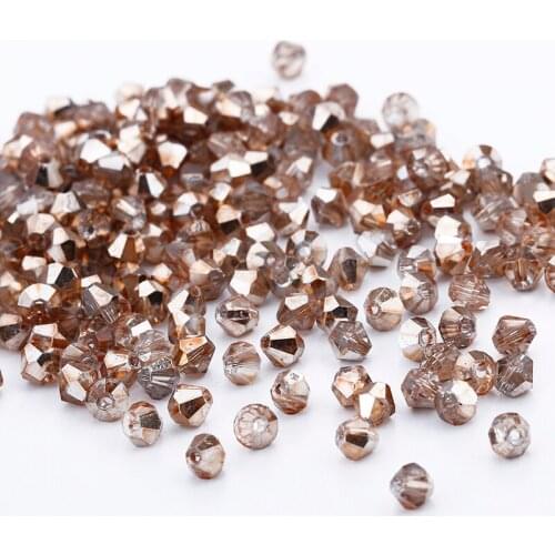Wholesale #5301 3mm 1000pcs Glass Crystals Beads Bicone Faceted Bead loose Spacer Beads DIY Jewelry Making #234