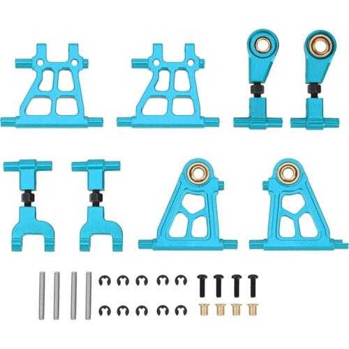 Aluminum Alloy Front Rear Upper Lower Suspension Arms for Tamiya TT02 TT-02 1/10 RC Car Upgrade Parts Accessories