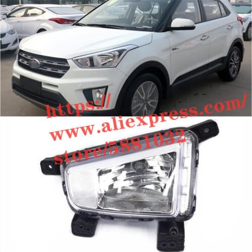 Front Fog Light For Hyunda i ix25 Creta Left/Right Front Light/ Fog Lamp