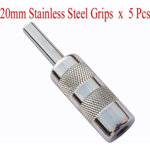 20MM Tattoo Stainless Steel Grip With Back Stem Tattoo Grips Supply 302-2