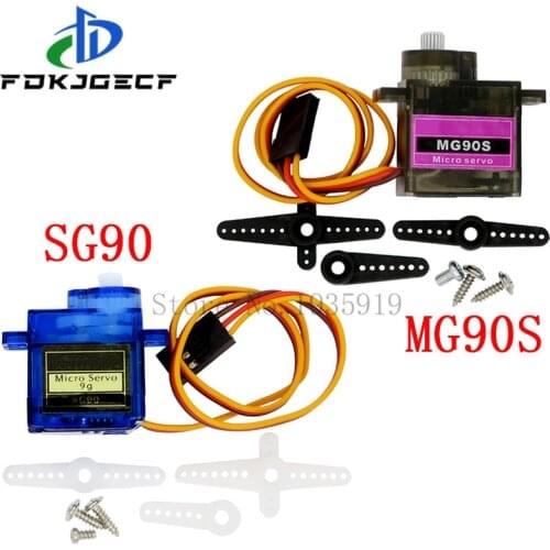Classic servos 9g SG90 MG90S For RC Planes Fixed wing Aircraft model telecontrol aircraft Parts Toy motors