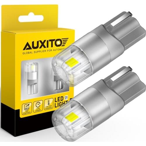 AUXITO 2x Canbus T10 W5W LED Bulbs Car Parking Position Lamp Interior Lights for Reno BMW VW Mercedes Audi Kia Toyota Mitsubishi