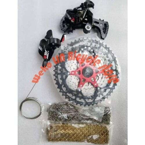 LTWOO AT12 12S Rear Derailleur + trigger shifter + YBN chain + skilful cassette MTB bike carbon cage