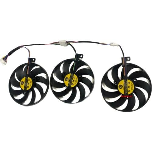 1Set T129215SU PLD09210S12H FDC10H12S9-C GPU Cooler Fan For ASUS ROG STRIX RTX 2080 2080 Ti GAMING 3060 OC Edition Cards Replace
