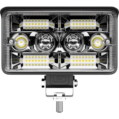 4 Inch 130W Led Work Light Vehicle Auxiliary Lighting Spotlight Two-Color High Beam For Car Motorcycle Off-Road Vehicle Truck