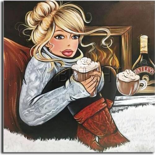 DIY 5D Diamond painting Fat Lady Full Square Diamond embroidery Cross stitch Beauty Woman Full Round Diamond mosaic scenic