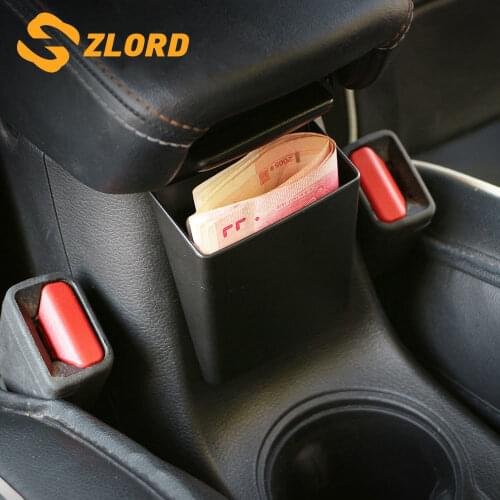 Zlord ABS Car Armrest Storage Box for Jeep Compass 2017 2018 2019 2020 Cup Holder Container Glove Organize Auto Accessories