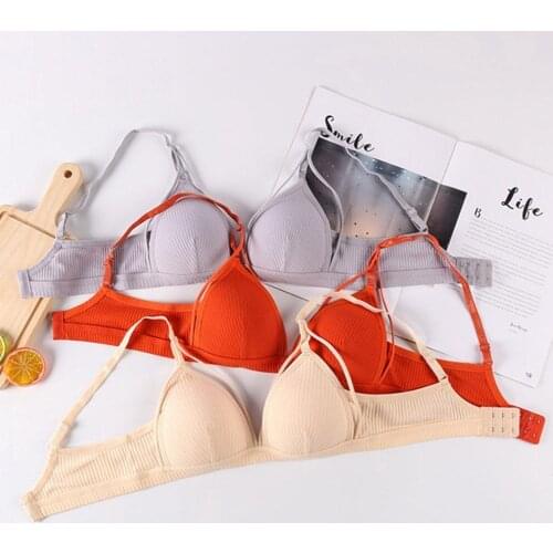 Sexy Women Bra Bralette Lingerie push up bra Cotton bras For Women Bra Fashion Underwear Ins Bralette flexible Hot Lady Top N6L8