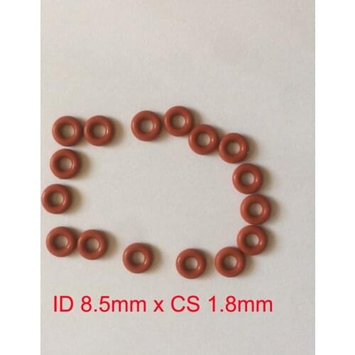 ID 8.5mm x CS 1.8mm oring rubber silicone o rings seal washers