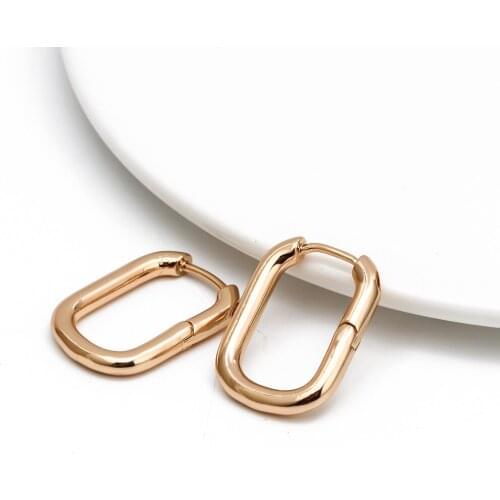 Wish Card 1 pair Female Simple Retro Ring Small Earrings Classic Oil Dripping Noble Lady Jewelry Gift for Women Girls BD175