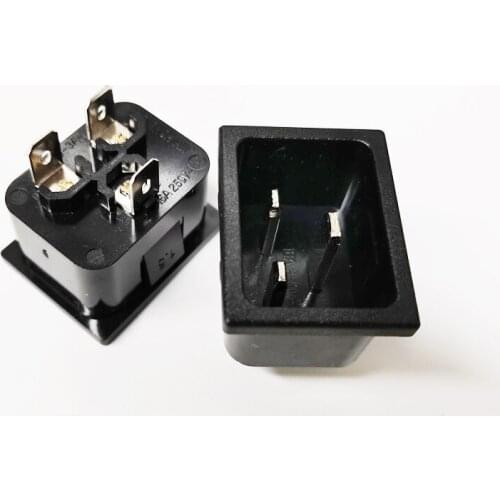 NCHTEK 10A 250V IEC 320 C20 3Pin Male AC Power Panel Mount Plug Connector Socket/Free Shipping/20PCS