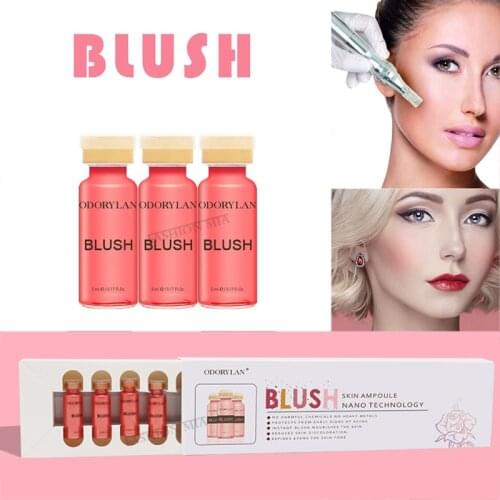 New Korean BB Blush Glow 5ML Semi Permanent BB Cream Ampoule Serum Mesotherapy Natural Nude Concealer for Skin Care Brightening