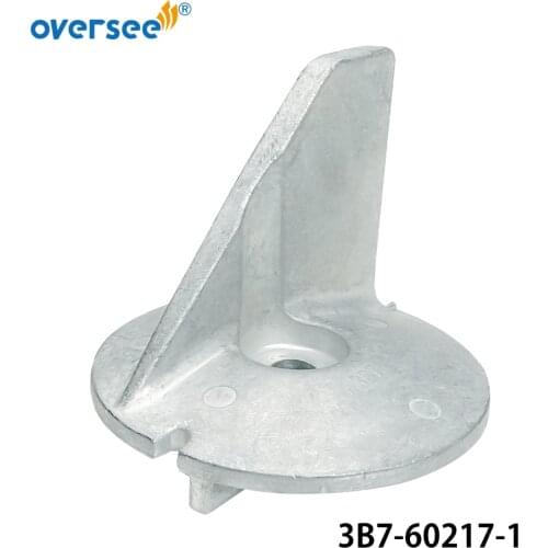 3B7-60217 Zinc Anode Trim Tab For Tohatsu Outboard Motor 2T 60HP 70HP 90HP 115HP 140HP Anode 3B7-60217-1;3B7-60217-0