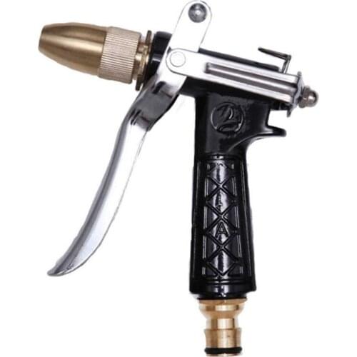 Garden Tools Portable High Pressure Metal Copper Spray Gun Manual Adjustable Nozzle Home Garden Watering Flower Car Washing Gun