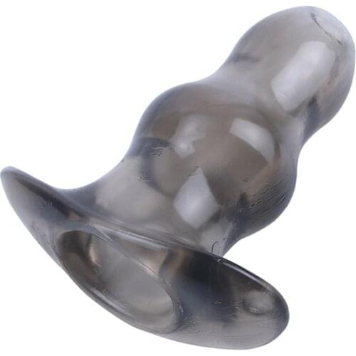 Silicone Hollow Butt Plug Anal Sex Toys For Women Men Anal Plugs Expanding Stimulator Orgasm Enema Cleaning Ventilation