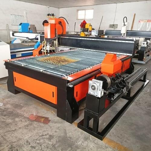 China 200A CNC Plasma Cutting Machine Metal Cutter Machinery Price 100A CNC Flame Plasma Cutting Machine Effective 1500*3000MM