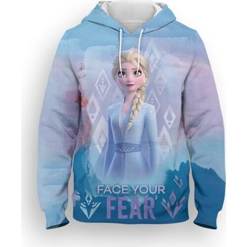 Womens Sweatshirt Frozen Cartoon Anime 3D Printed Mens Hoodies Fashion Spring Harajuku Streetwear Boy Girl Kids Pullover