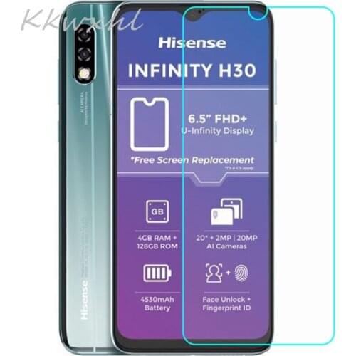 Tempered Glass for Hisense Infinity H30 GLASS Protective Film on Hisense Infinity H30 6.53" Screen Protector cover