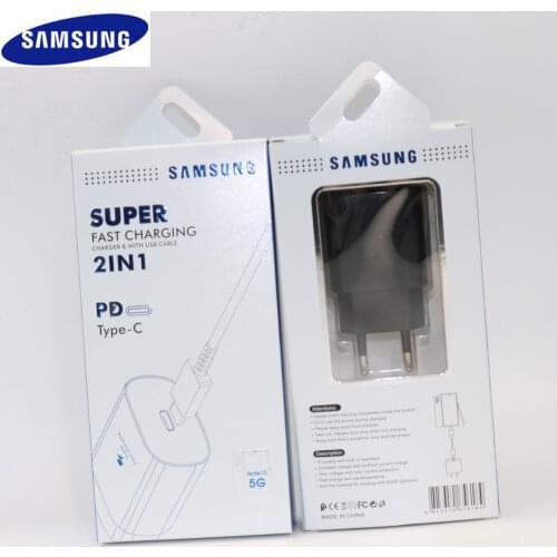 Cargador súper rápido para teléfono móvil Samsung Note 10 plus 25 w viaje Usb PD PSS adaptador de carga rápida para Galaxy Note