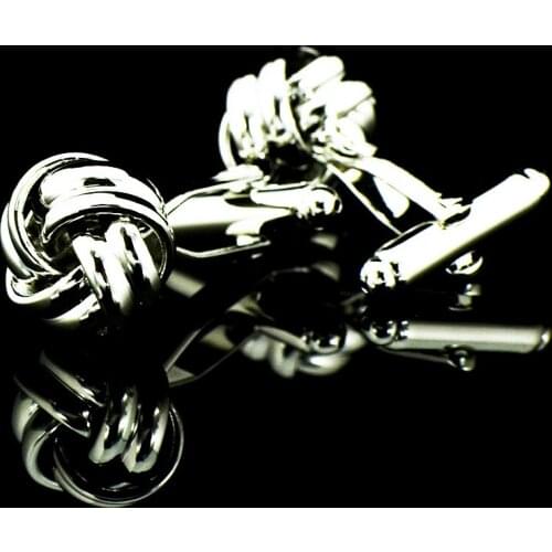 1 Pairs Silver Twist Crystal Sleeve Nails Mens Shirt Cufflinks Silver Cuff Links Buttons Jewelry Clothing Accessories
