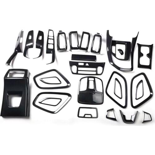 29pcs Car Interior ABS Accessories For Hyundai IX35 2018 2019 2020 LHD Gear Shift Panel Window Lift Switch Armrest Trim Styling