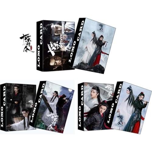 30 Sheets/Set The Untamed Chen Qing Ling LOMO Card Mini Postcard Xiao Zhan Wang Yibo Star DIY Greeting Cards Message Card Gift