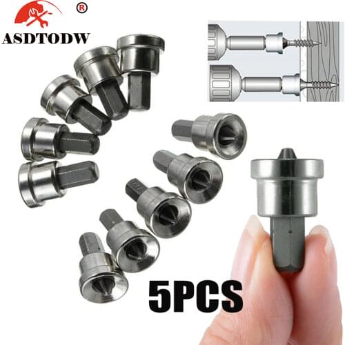 5PCS Plasterboard Drywall Screwdriver Bits Ph2 Screw Drive Tools