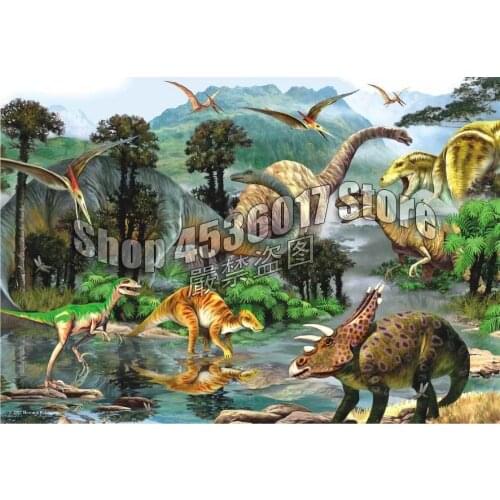 5D DIY Diamond Embroidery Dino Valley Dinosaurs Diamond Mosaic Full Decoration Diamond Painting Kit Home Decor Gift Christmas