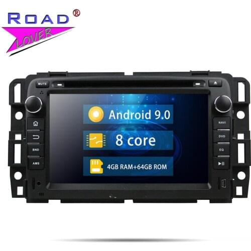 Car Radio Android 9.0 DVD Player 8 Core 7'' Autoradio For GMC Yukon Tahoe 2007-2012 Stereo GPS Navigation Multimedia 2 Din Unit