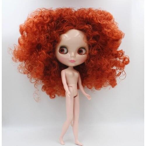 Free Shipping big discount RBL-620 DIY Nude Blyth doll birthday gift for girl 4colour big eye doll with beautiful Hair cute toy